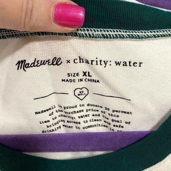 Madewell x charity: water Treat Every Day Like It's Earth Day Lo-Fi Shrunken Tee - Picture 3 of 9